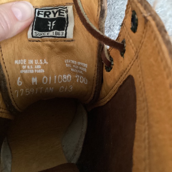 NWT Frye lace up short boot leather size 6 - Picture 9 of 9